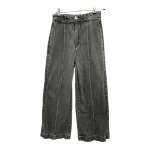 Urban Outfitters BDG Y2K High Rise Wide Leg Black Wash Denim Jeans Pants size 26